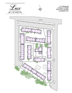 Lux of Lafayette site map